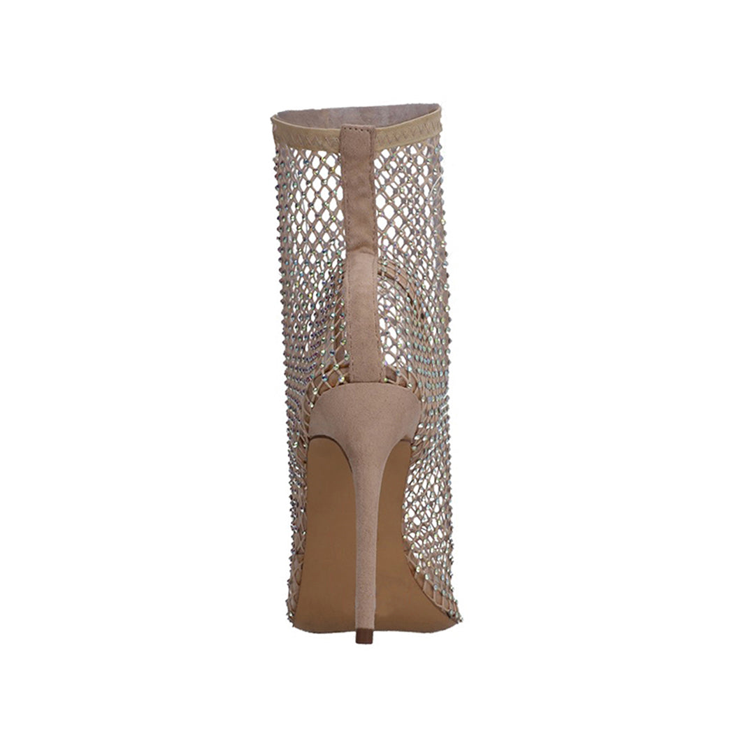 Botin de Vestir Trender color Beige para Mujer