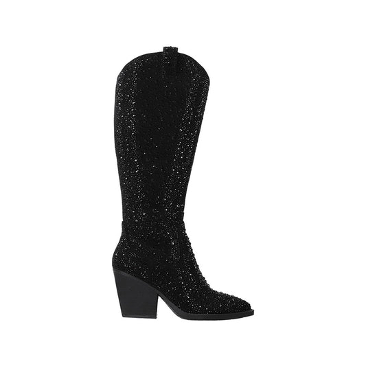 Bota Casual Trender color Negro para Mujer