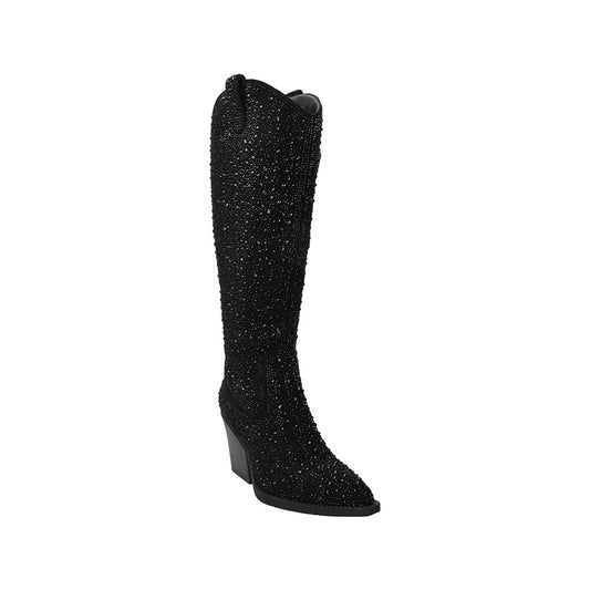 Bota Casual Trender color Negro para Mujer