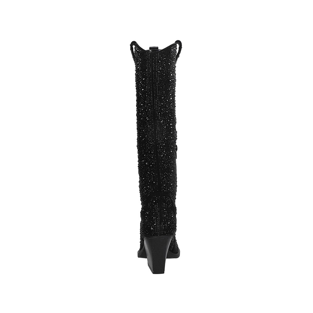 Bota Casual Trender color Negro para Mujer