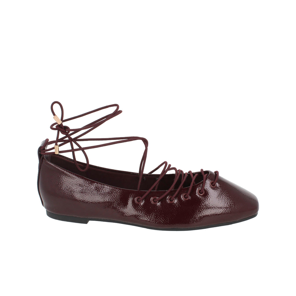 Balerina Casual Trender color Vino  para Mujer