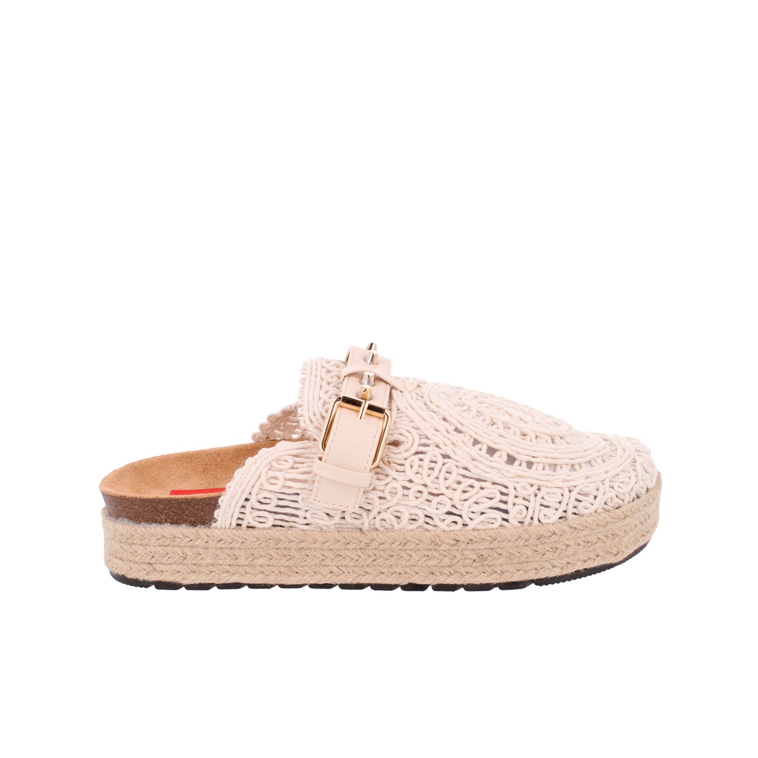 Sandalia Casual Trender color Beige para Mujer