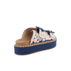 Sandalia Casual Trender color Azul para Mujer