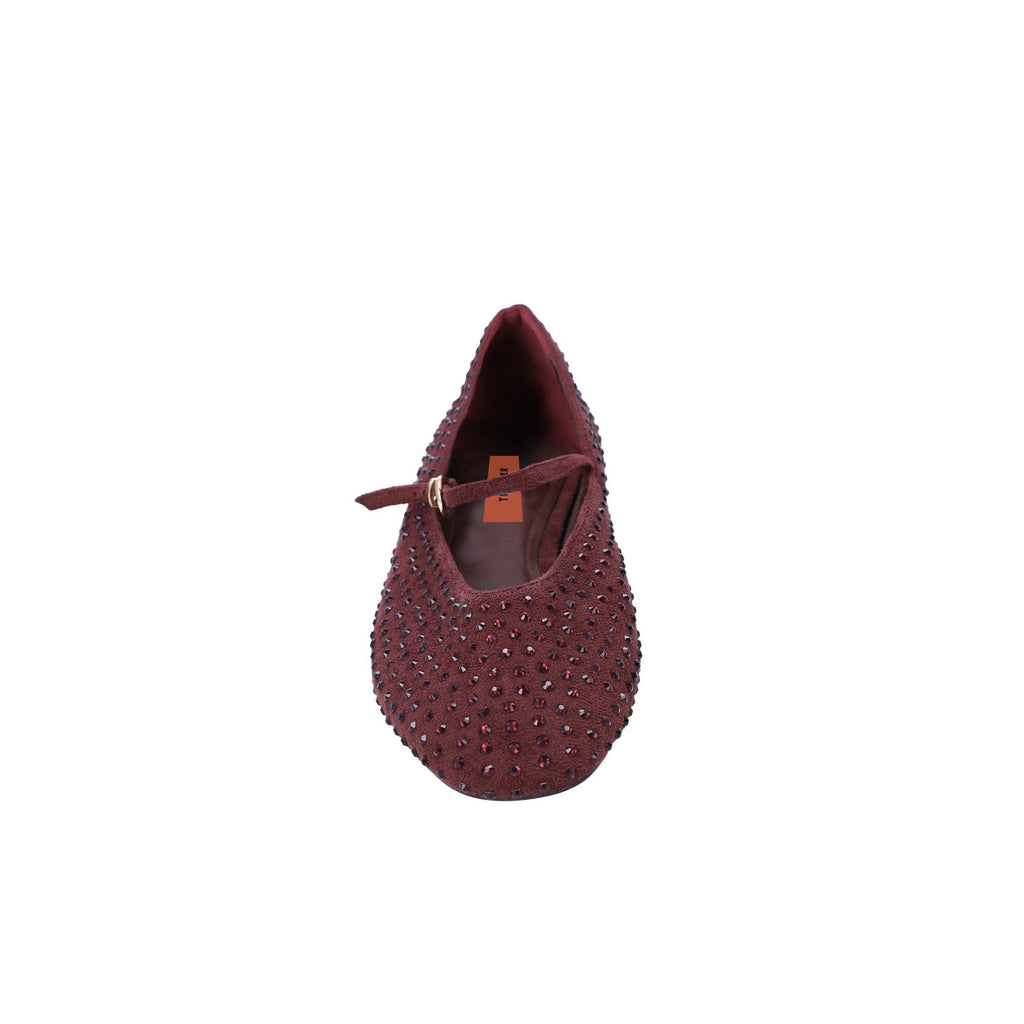 Balerina Casual Trender color Vino para Mujer