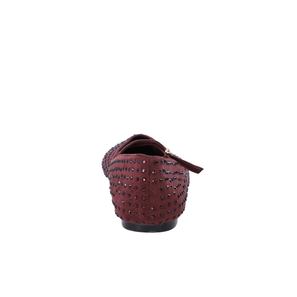 Balerina Casual Trender color Vino para Mujer