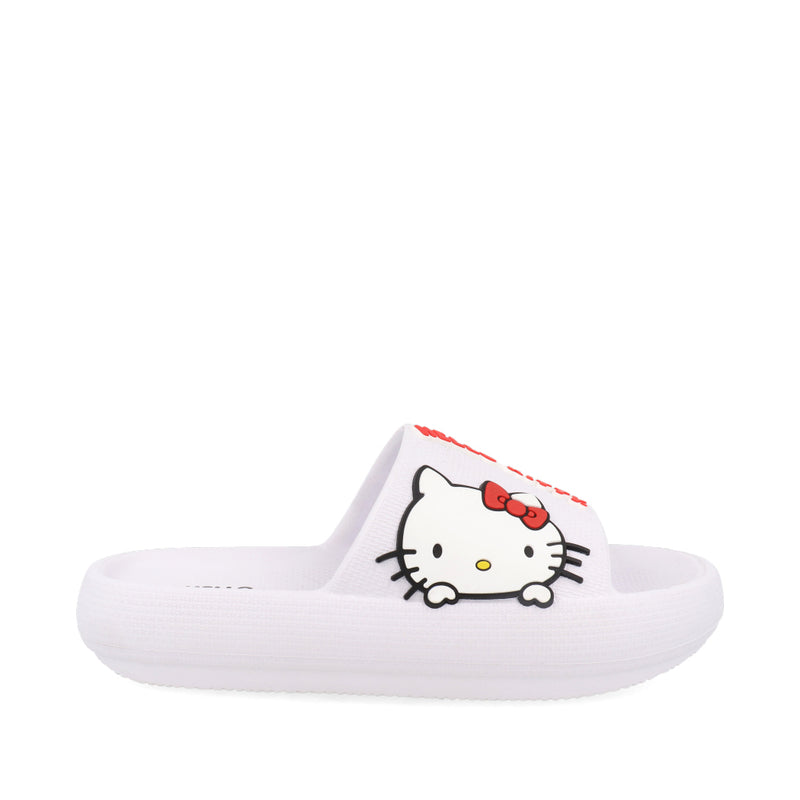 Sandalia de Playa Trender Hello Kitty color Blanco para Mujer