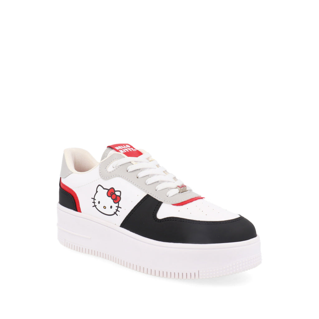 Tenis Urbano Trender  Hello Kitty color Blanco para Mujer