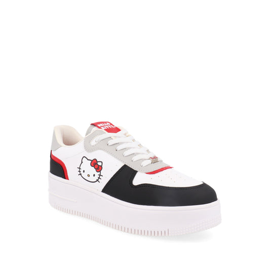 Tenis Urbano Trender  Hello Kitty color Blanco para Mujer