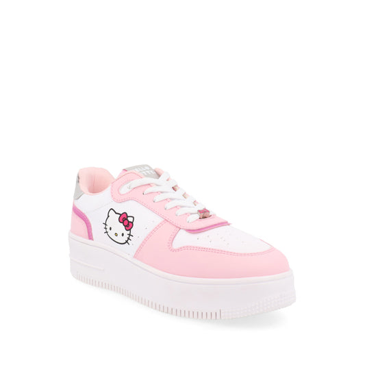 Tenis Urbano Trender Hello Kitty  color Rosa para Mujer