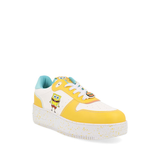 Tenis Urbano Trender de Bob Esponja color Amarillo para Mujer