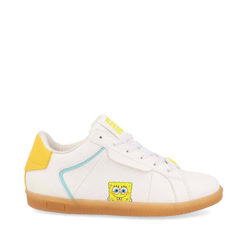 Tenis Urbano Trender de Bob Esponja color Blanco para Mujer