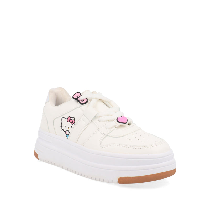 Tenis Urbano Trender color Latte de Hello Kitty para Mujer