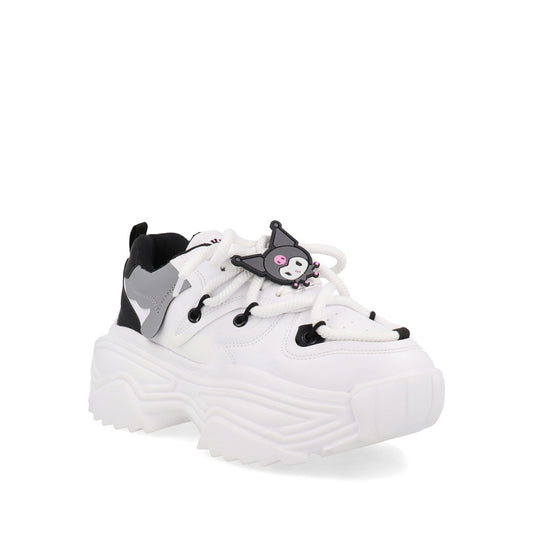 Tenis Urbano Trender color Blanco con Gris para Mujer de Kuromi