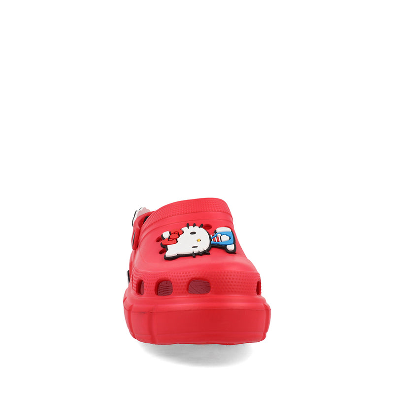 Sandalia Casual Trender de Hello Kitty color Rojo para Mujer