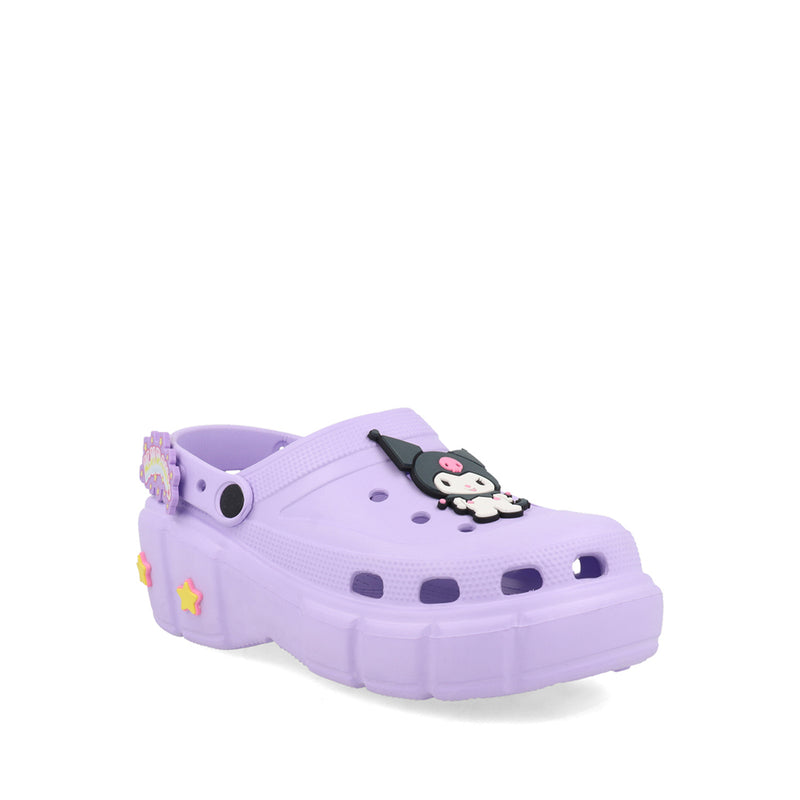 Sandalia Casual Trender color Lila para Mujer de Kuromi