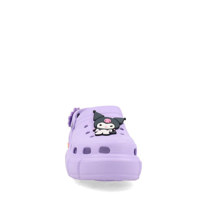 Sandalia Casual Trender color Lila para Mujer de Kuromi