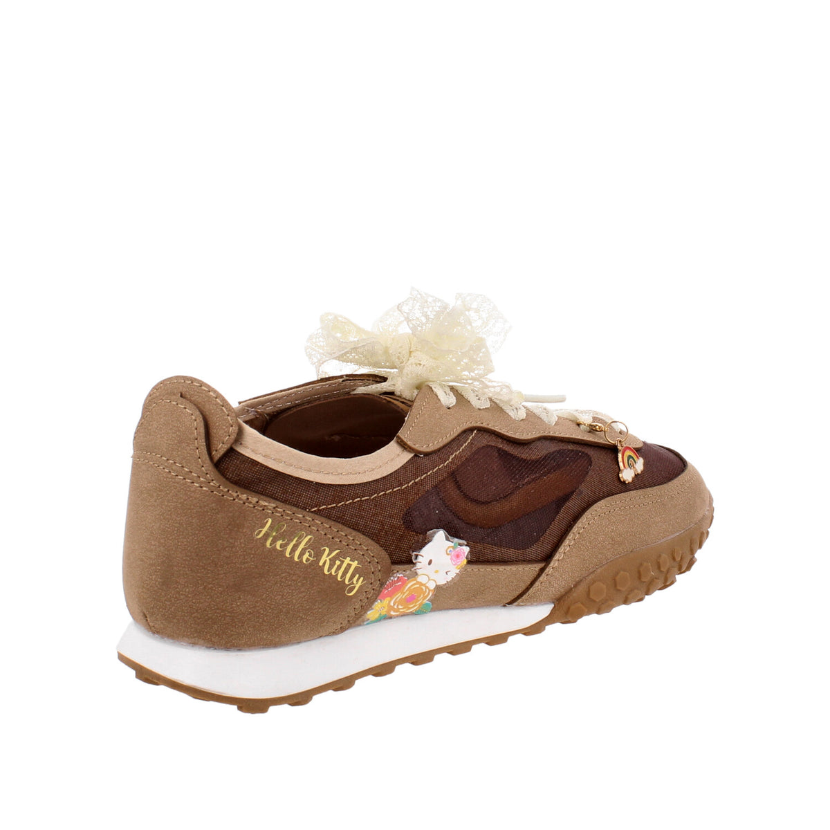 Tenis Casual Hello Kitty color Arena para Mujer