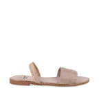 Sandalia Casual Trender color Oro para Mujer con Brillos