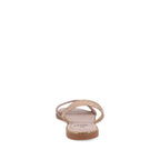 Sandalia Casual Trender color Oro para Mujer con Brillos