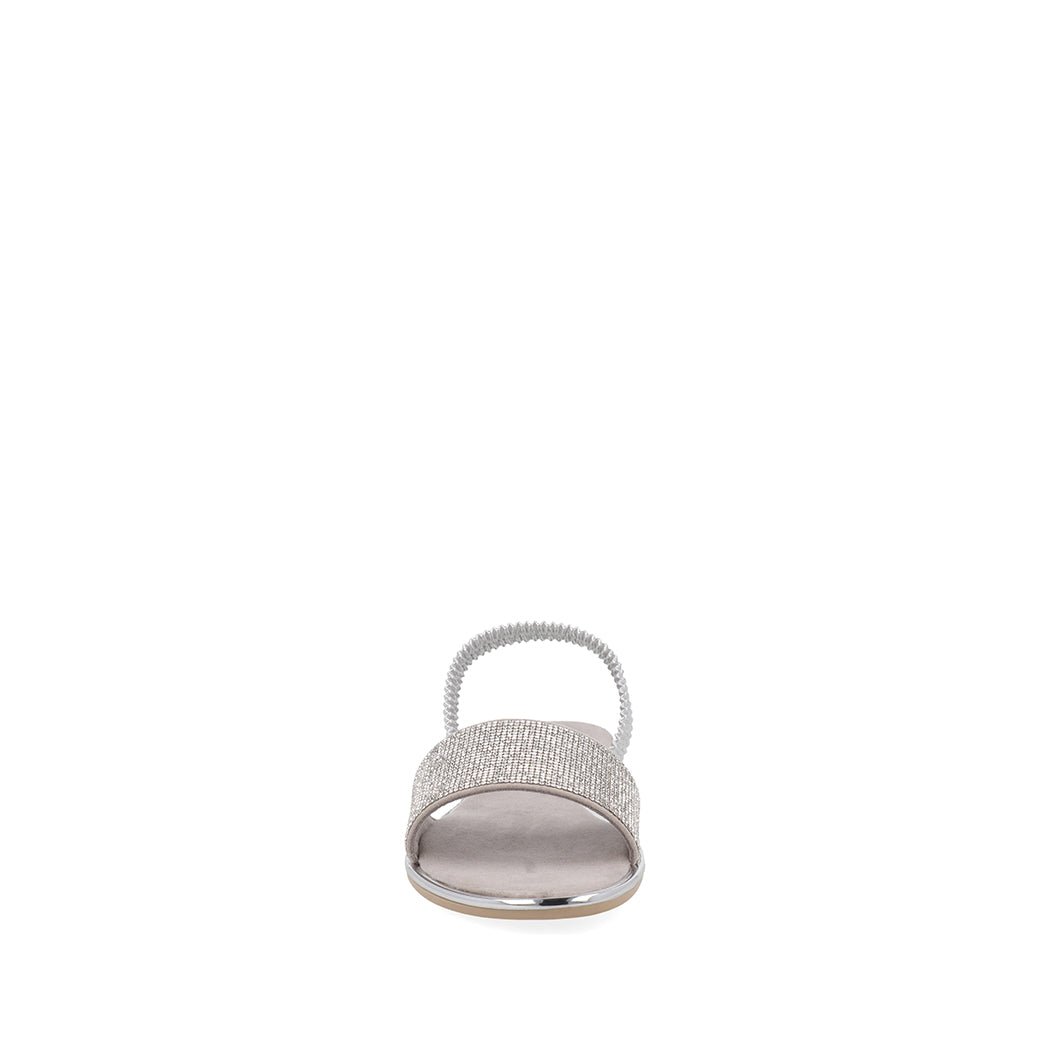 Sandalia Casual Trender color Plata para Mujer