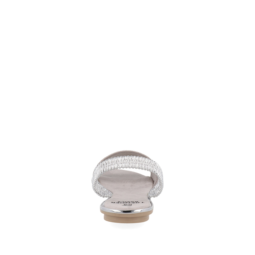 Sandalia Casual Trender color Plata para Mujer