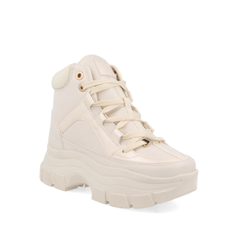 Tenis Urbano Trender color Latte para Mujer