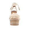 Sandalia Casual Trender color Beige para Mujer