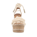 Sandalia Casual Trender color Beige para Mujer