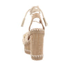Sandalia Casual Trender color Beige para Mujer