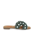 Sandalia Casual Trender color Verde para Mujer