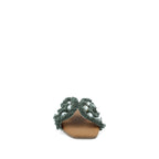 Sandalia Casual Trender color Verde para Mujer