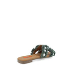 Sandalia Casual Trender color Verde para Mujer