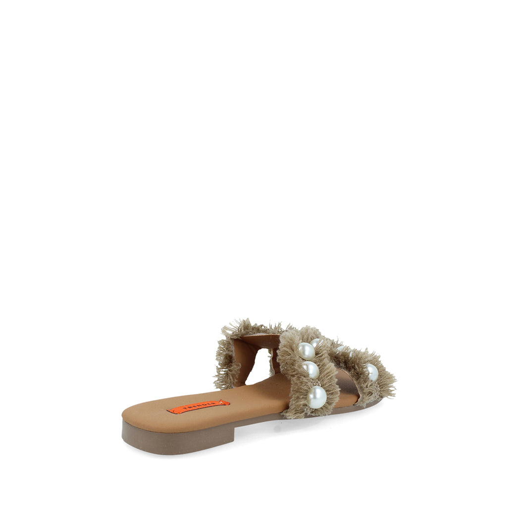 Sandalia Casual Trender color Cafe para Mujer