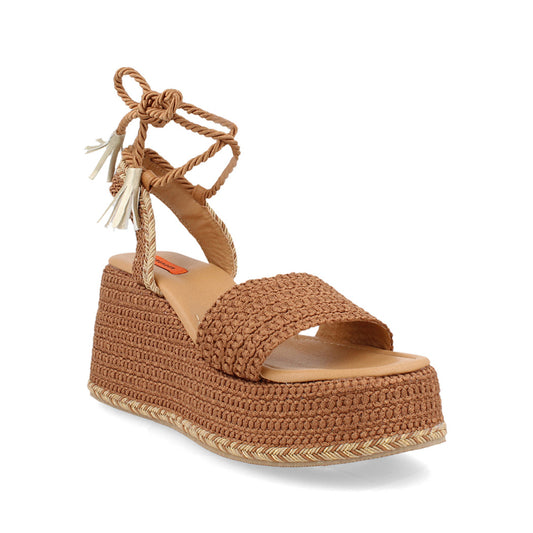 Sandalia Casual Trender color Cafe para Mujer