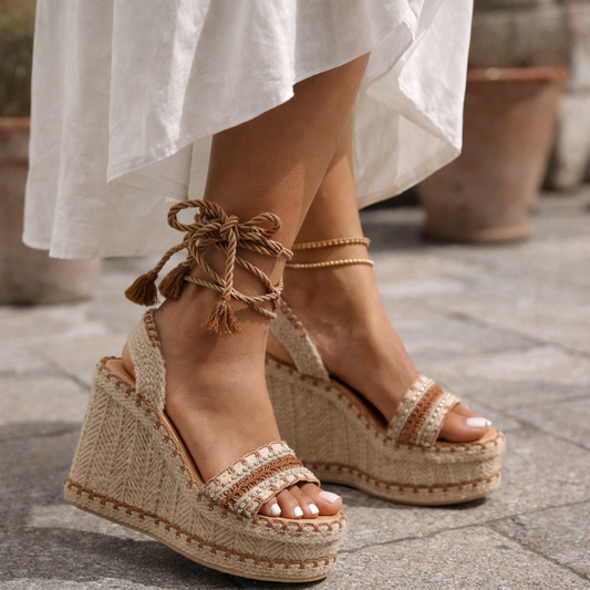 Sandalia Casual Trender color Cafe para Mujer