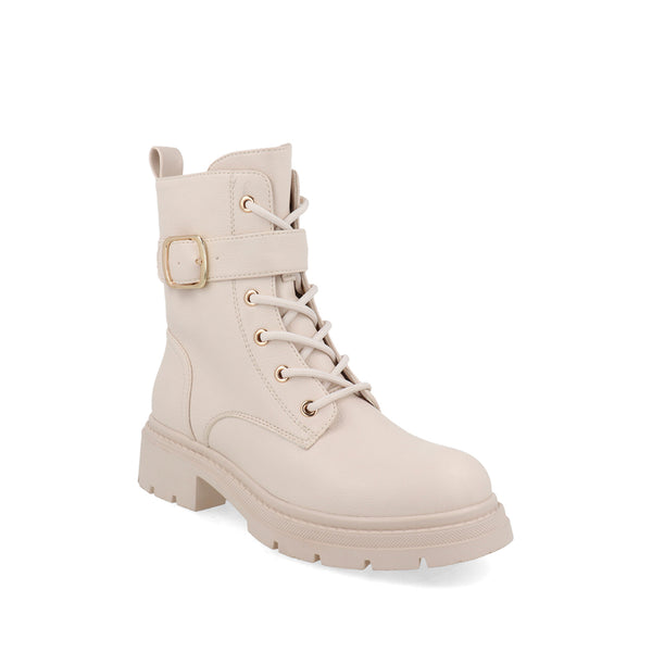 Botí­n Casual Trender color Beige para Mujer