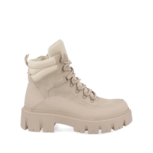 Botin Casual Trender color Beige para Mujer