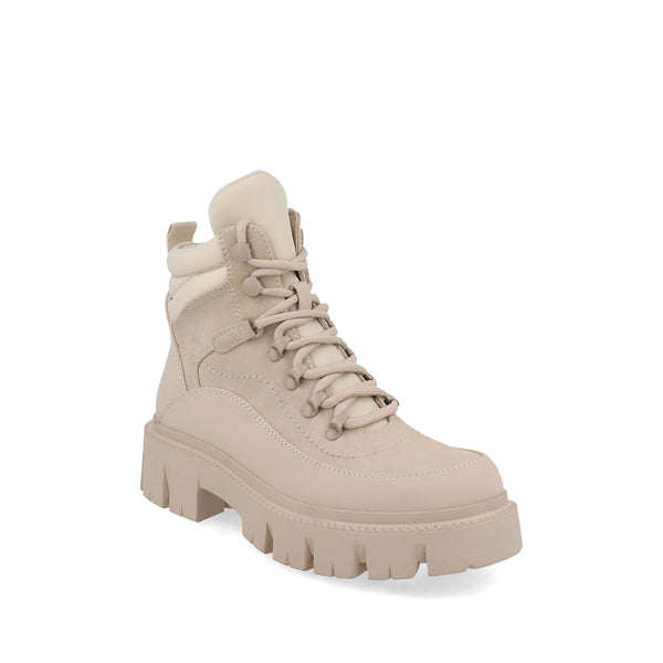 Botí­n Casual Trender color Beige para Mujer