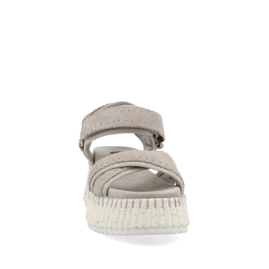 Sandalia Casual Trender color Gris para Mujer