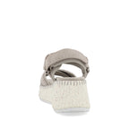 Sandalia Casual Trender color Gris para Mujer