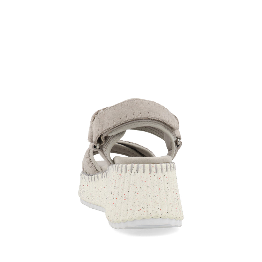 Sandalia Casual Trender color Gris para Mujer