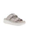 Sandalia Casual Trender color Gris para Mujer