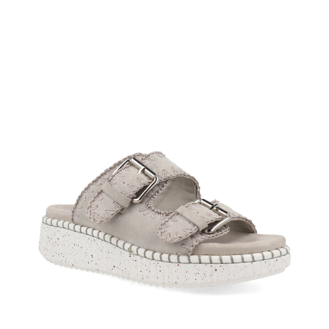 Sandalia Casual Trender color Gris para Mujer