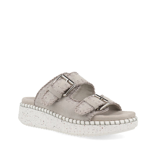 Sandalia Casual Trender color Gris para Mujer