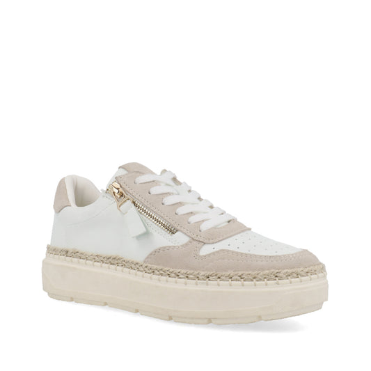 Tenis Urbano Trender color Blanco con detalles Latte para Mujer