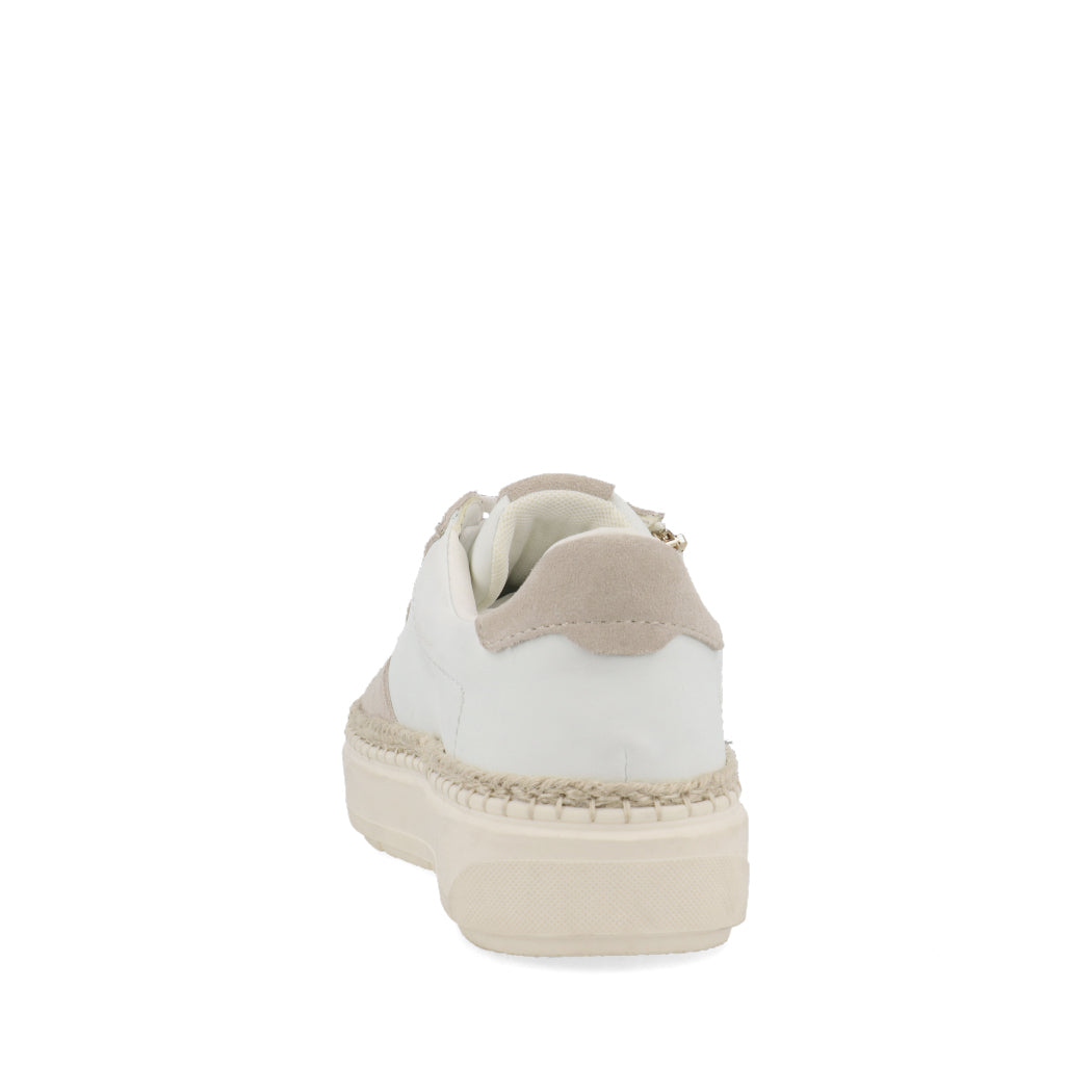 Tenis Urbano Trender color Blanco con detalles Latte para Mujer