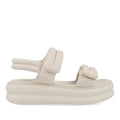 Sandalia Casual Trender color Latte para Mujer