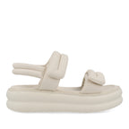 Sandalia Casual Trender color Latte para Mujer