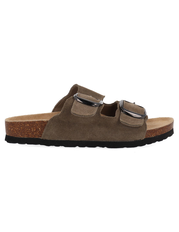 Sandalia Casual Trender color Camel para Mujer