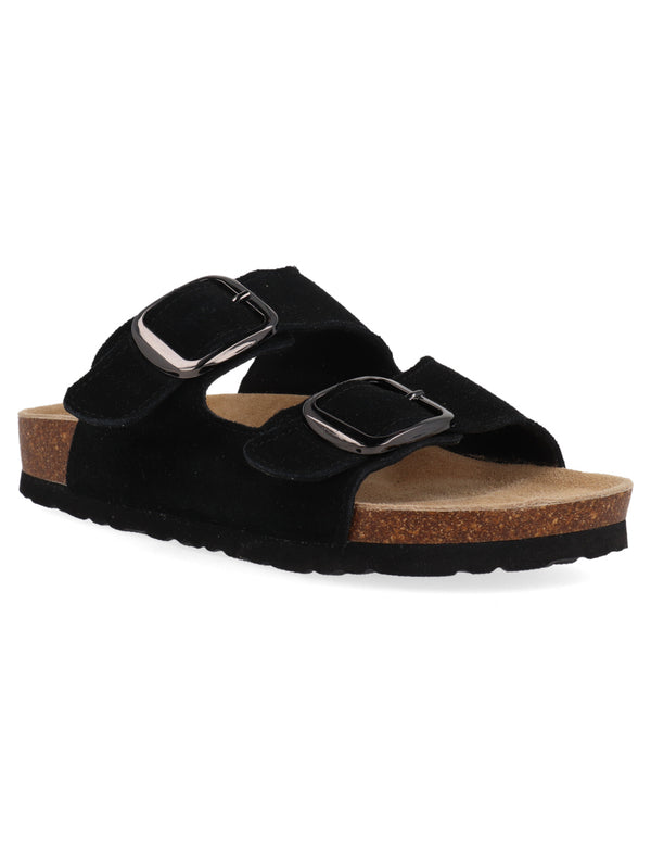 Sandalia Casual Trender color negro para Mujer